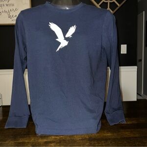 American Eagle | Super Soft Long Sleeve Tee | Unisex | Navy | Men’s Size Small